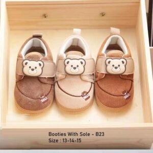 Booties with Sole.B23